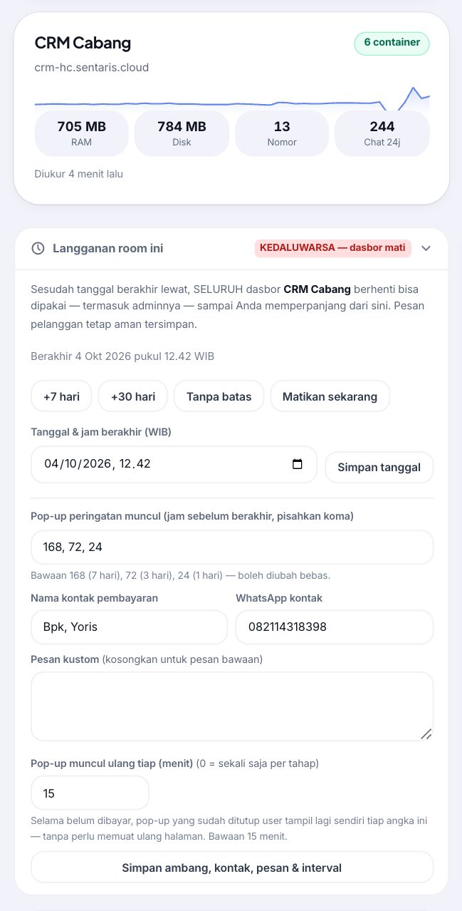 Tangkapan layar Langganan Room